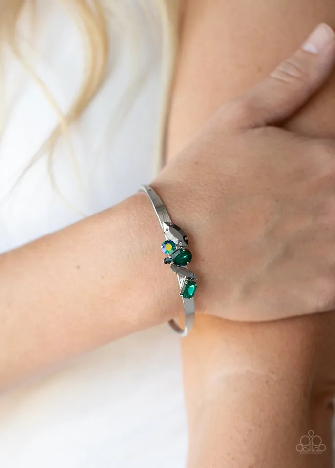 Paparazzi Bracelet ~ Gemstone Grotto - Green
