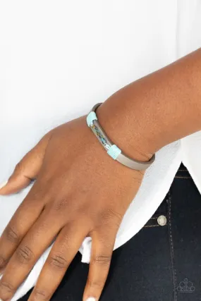 Paparazzi Bracelet ~ Worth The Hype - Blue