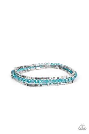 Paparazzi Just A Spritz Blue Stretch Bracelet