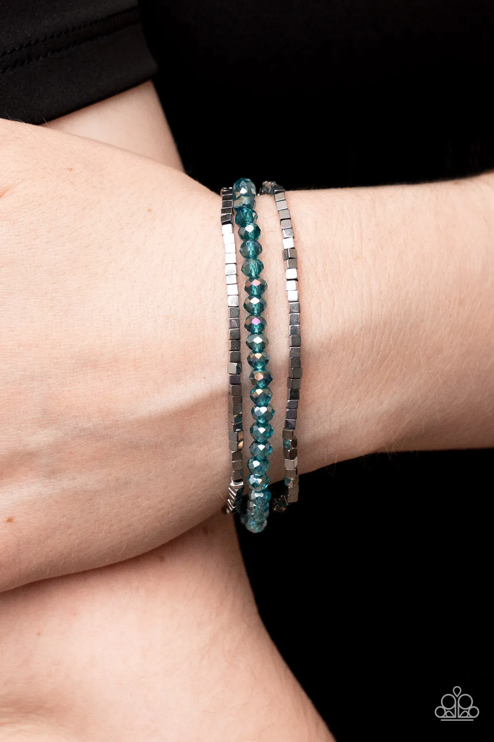 Paparazzi Just A Spritz Blue Stretch Bracelet