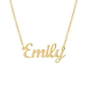 Personalised name necklace