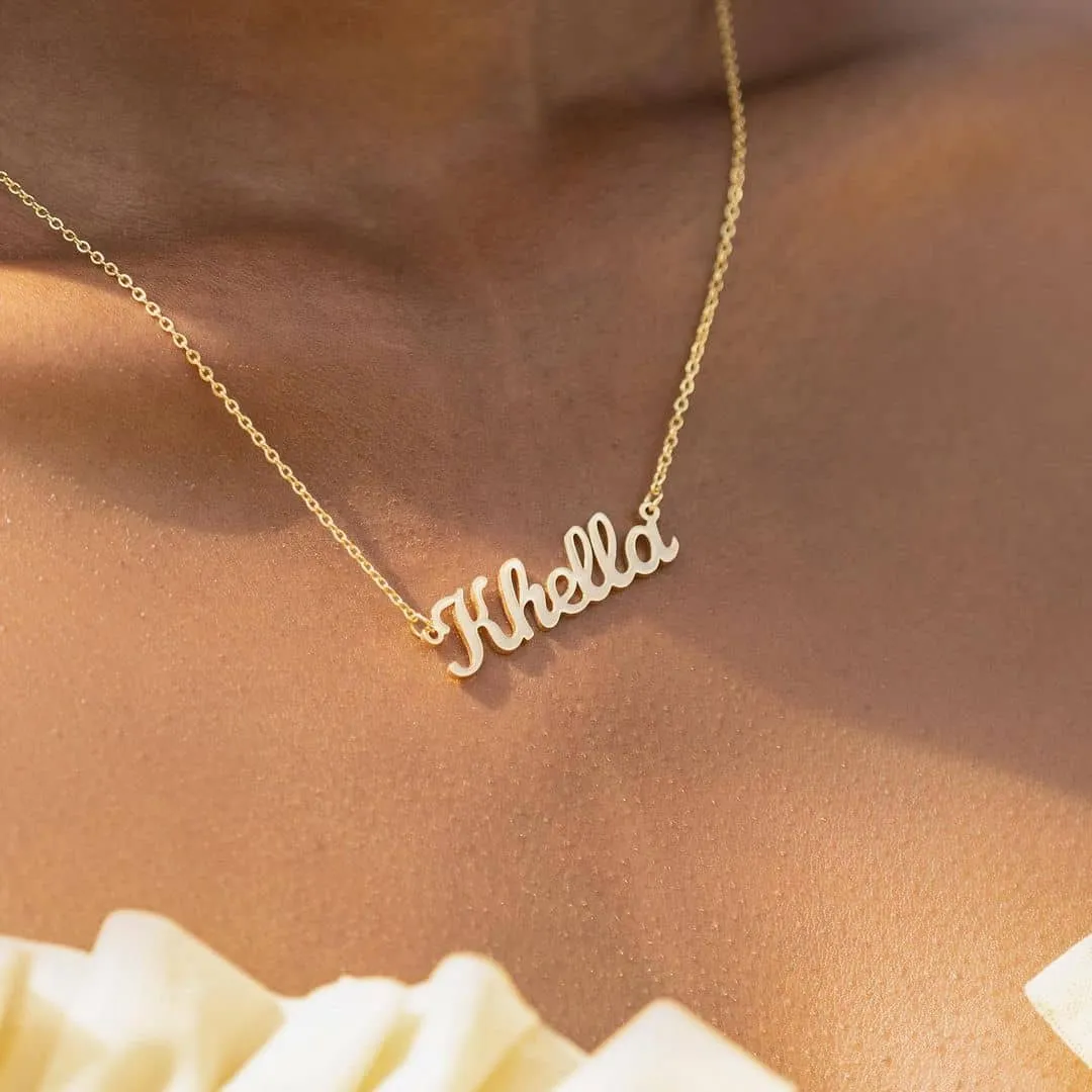 Personalised name necklace