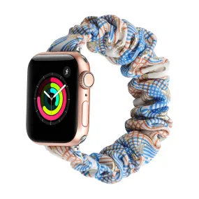 Polyester wreath scrunchy watch band W24MAW8394