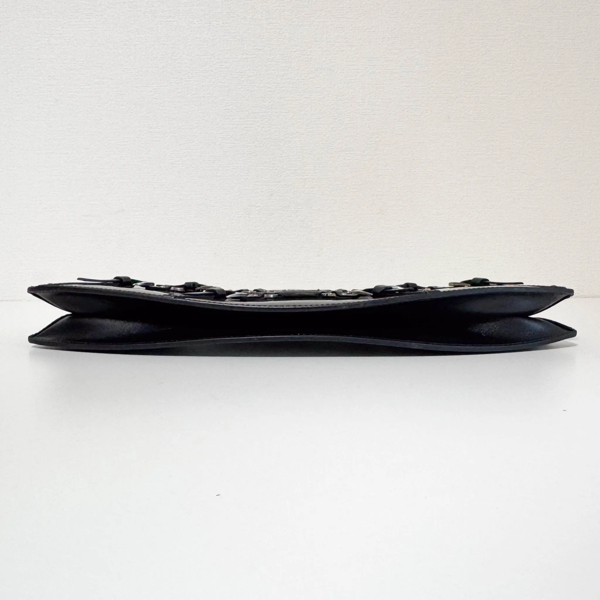 Punk Series Black Clutch Handbag