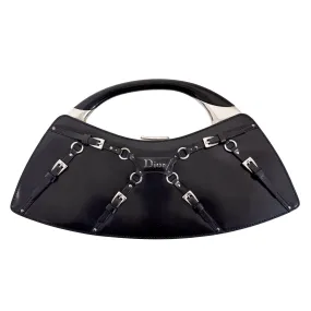 Punk Series Black Clutch Handbag