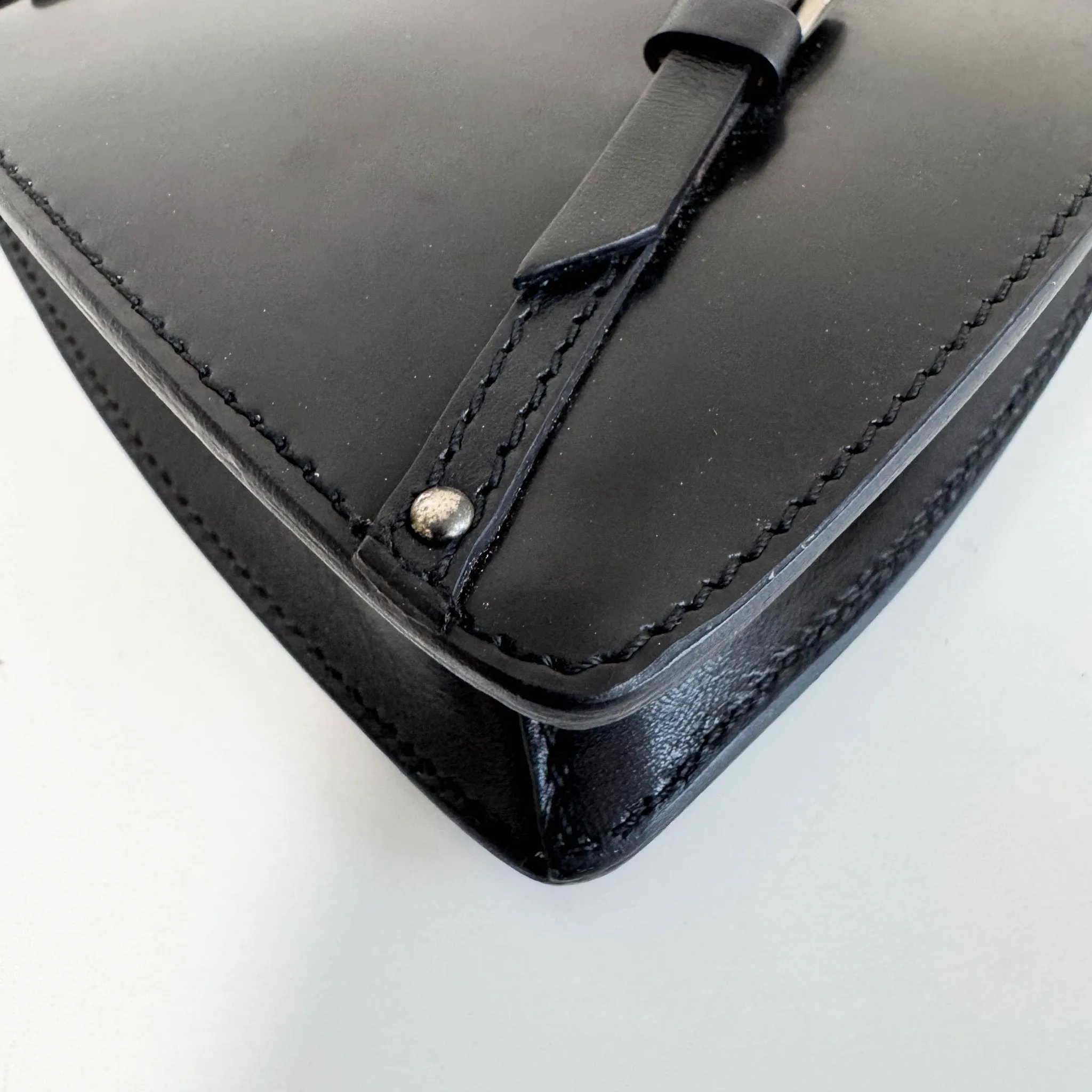 Punk Series Black Clutch Handbag