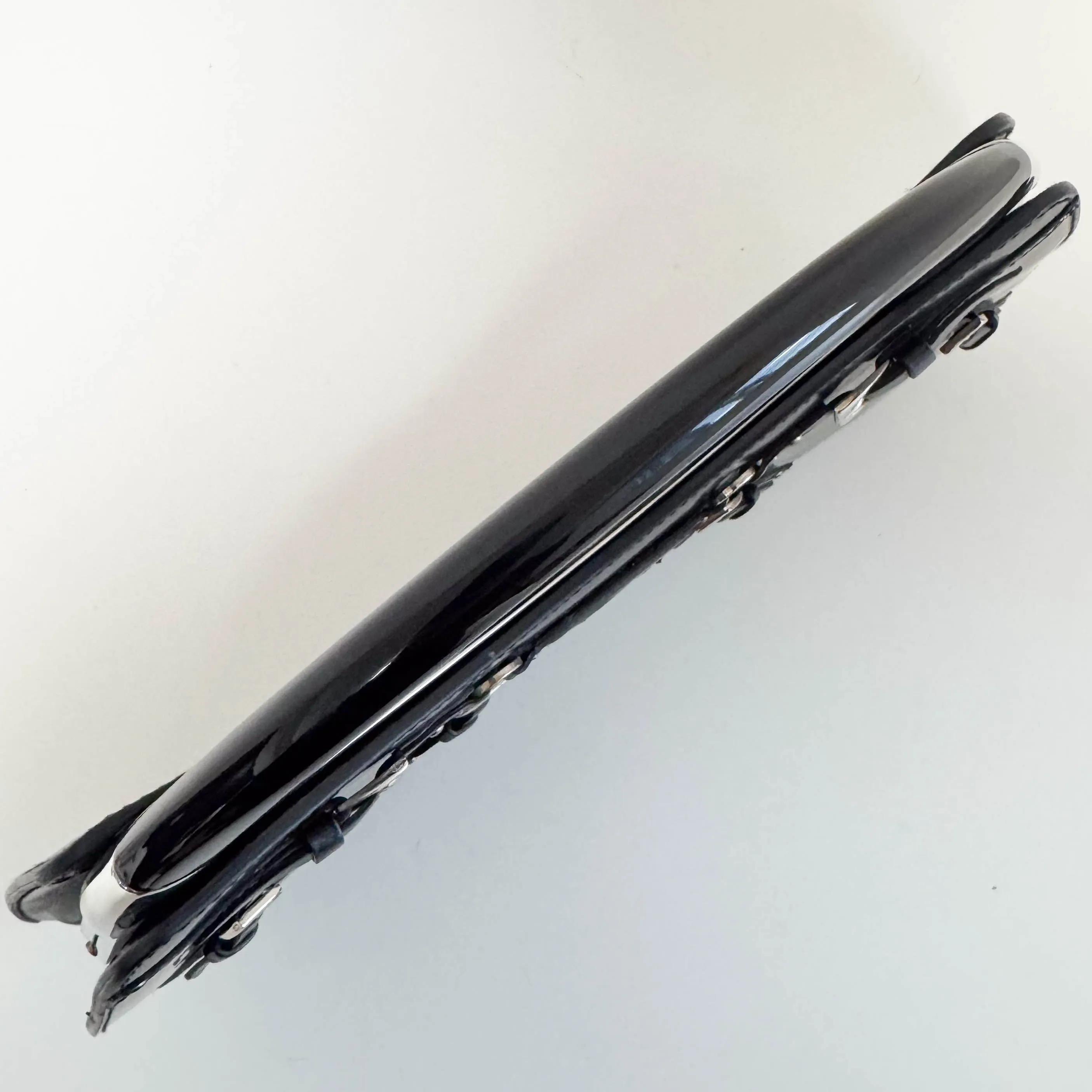Punk Series Black Clutch Handbag
