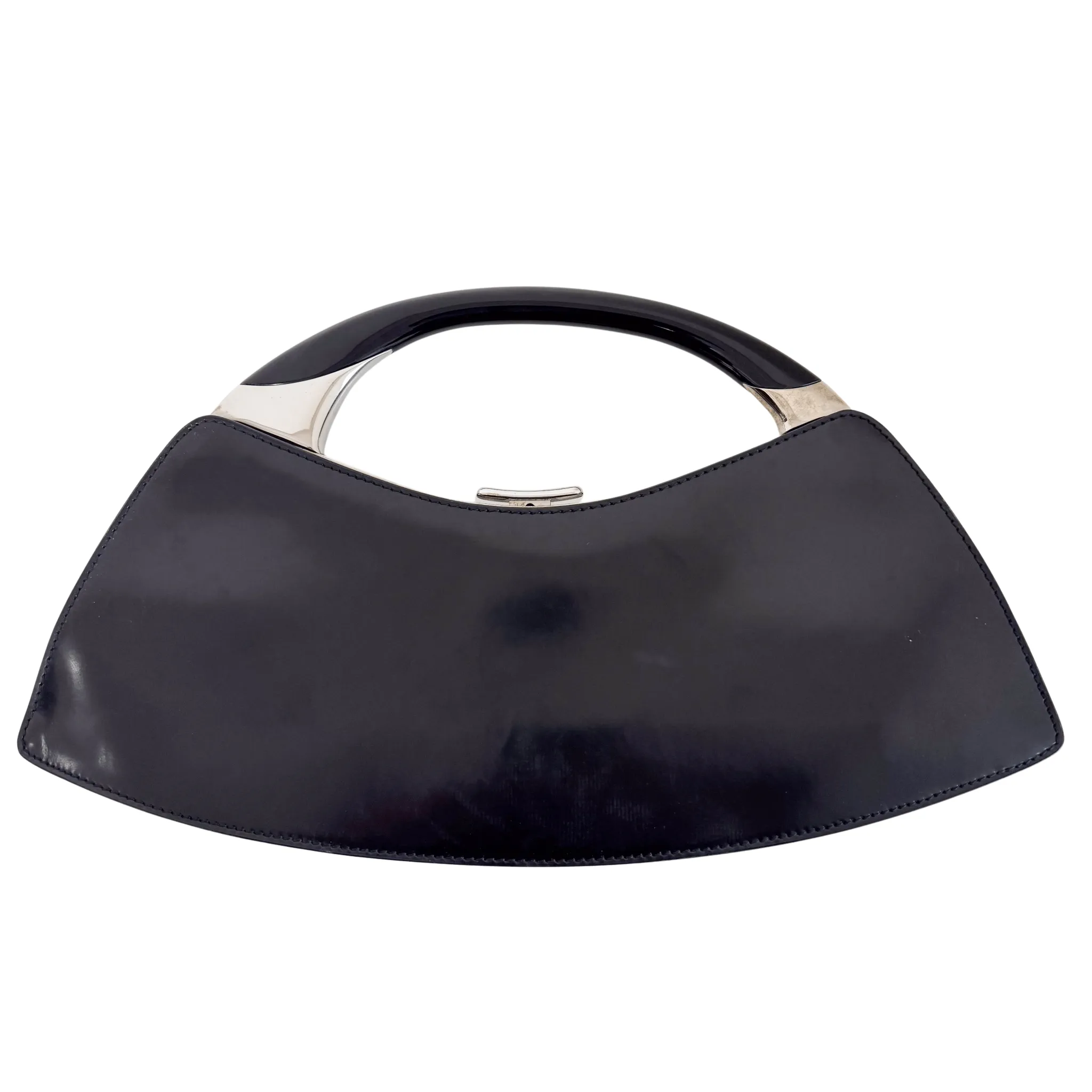 Punk Series Black Clutch Handbag