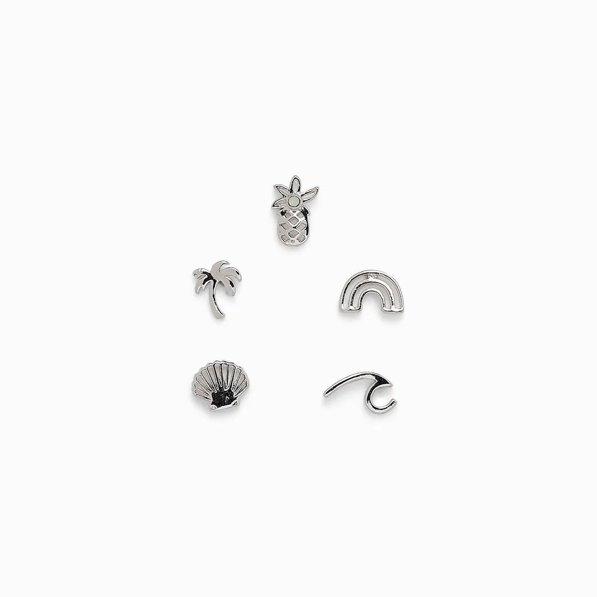 Pura Vida Bracelets Playa Stud Set