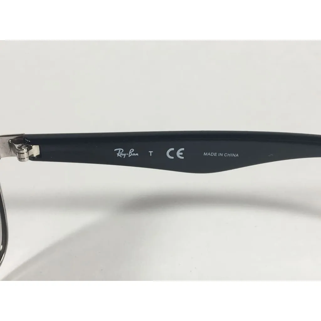 Ray-Ban Navigator Pilot Sunglasses Silver And Black Frame Gray Gradient Lens RB3483 003/32