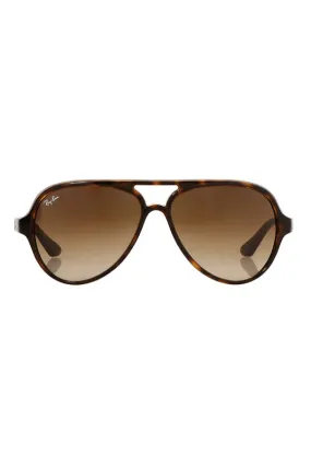 Ray-Ban RB4125 Cats 5000 59mm Sunglasses in Faded Brown