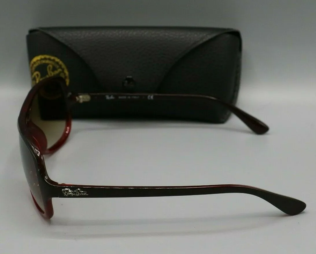 Ray-Ban Turbo Aviator Sunglasses Brown Nylon Frame Brown Gradient Lens RB4162