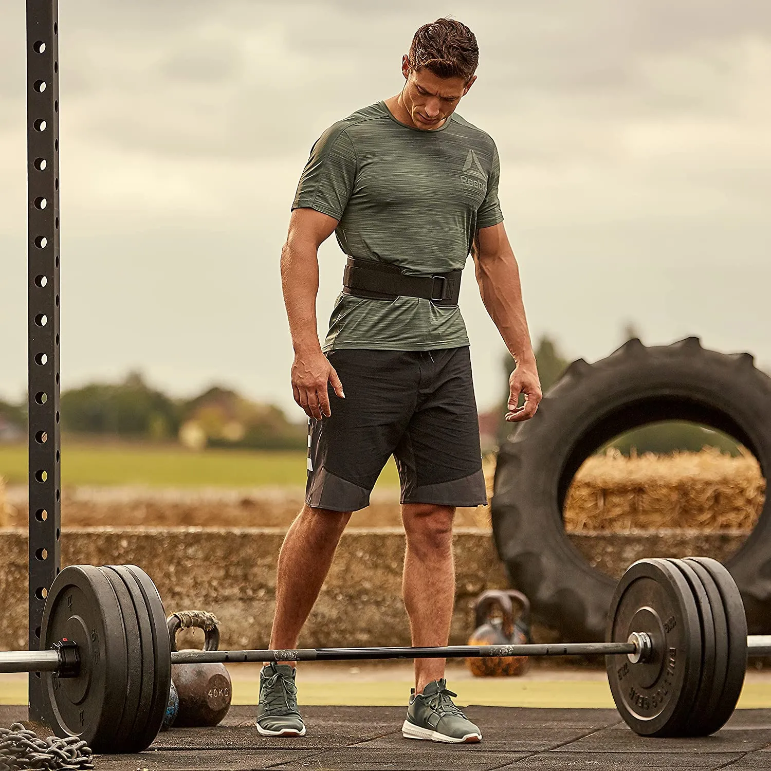 Reebok Weightlifting Belt, Black
