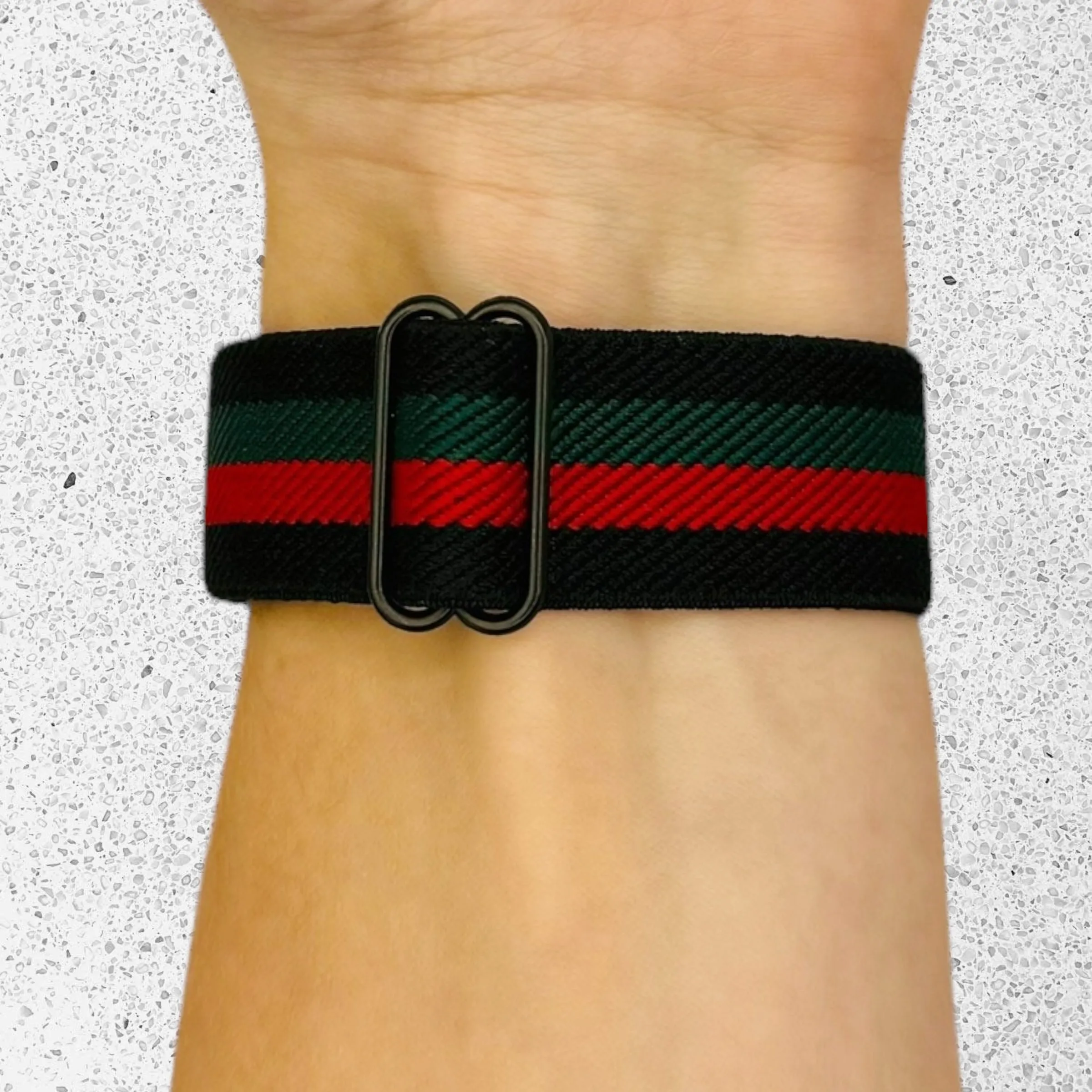 Replacement Braided Loop Flex 22mm Watch Straps compatible with most watches
