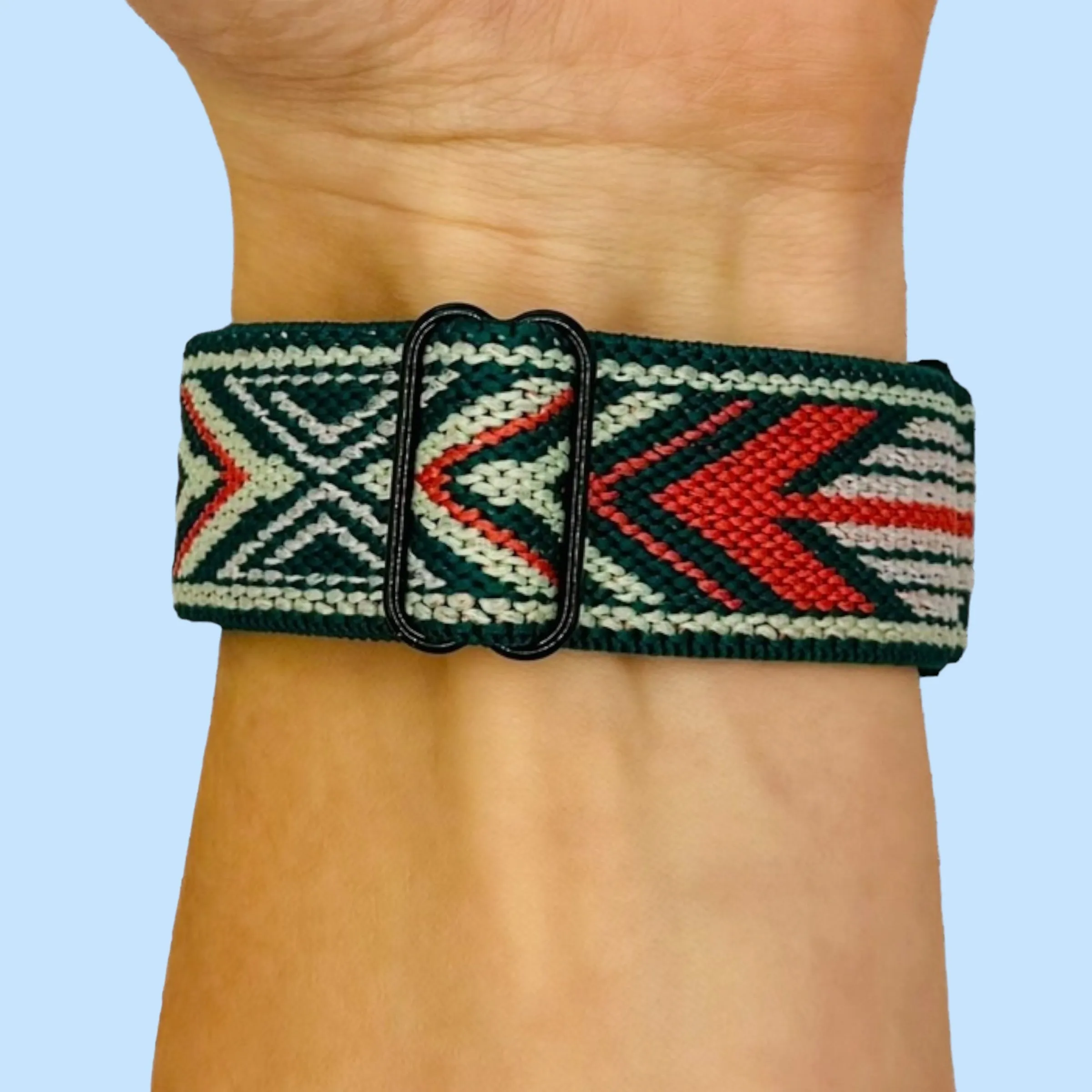 Replacement Braided Loop Flex 22mm Watch Straps compatible with most watches