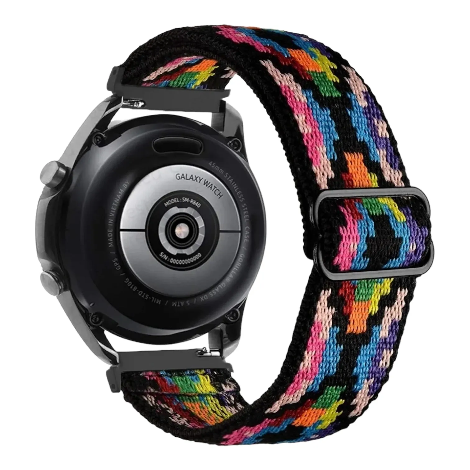 Replacement Braided Loop Flex 22mm Watch Straps compatible with most watches