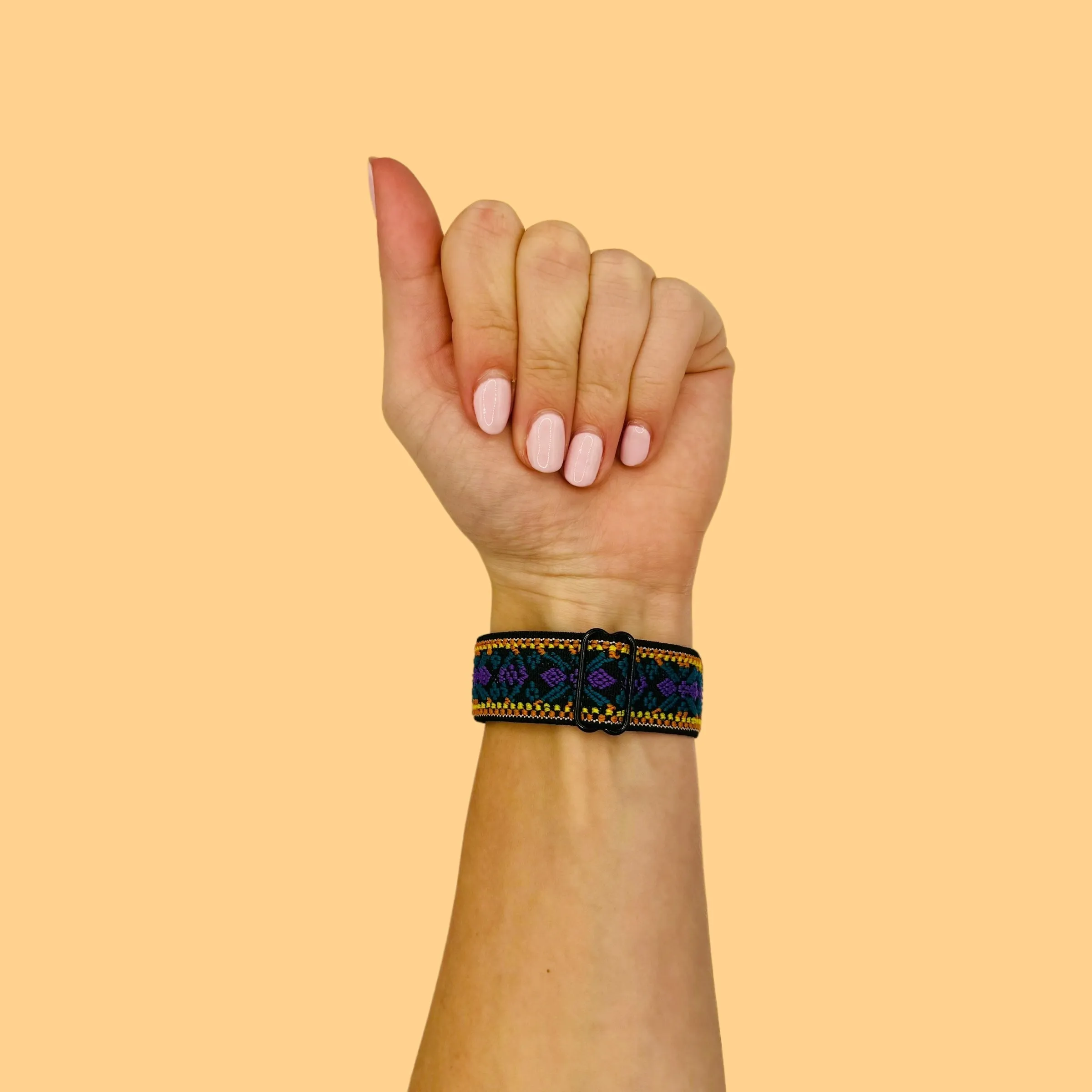 Replacement Braided Loop Flex 22mm Watch Straps compatible with most watches