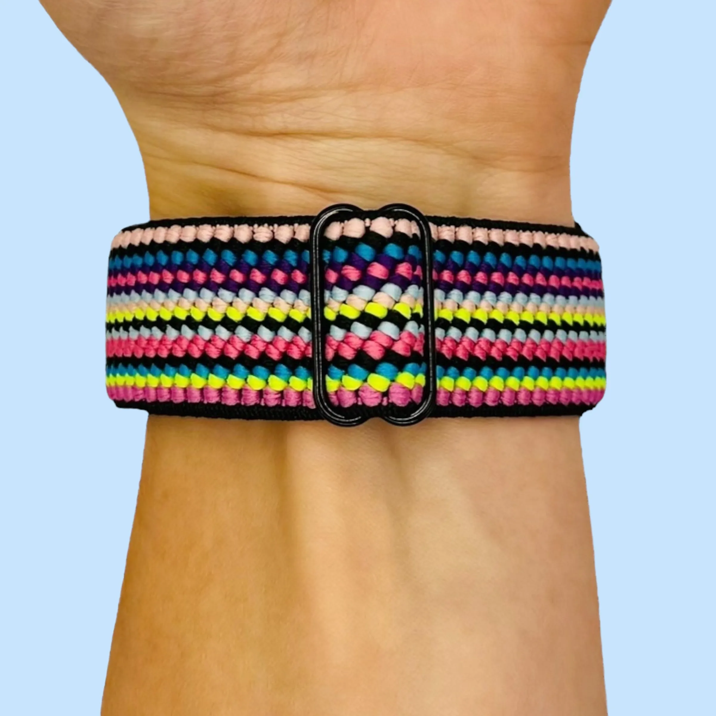 Replacement Braided Loop Flex 22mm Watch Straps compatible with most watches