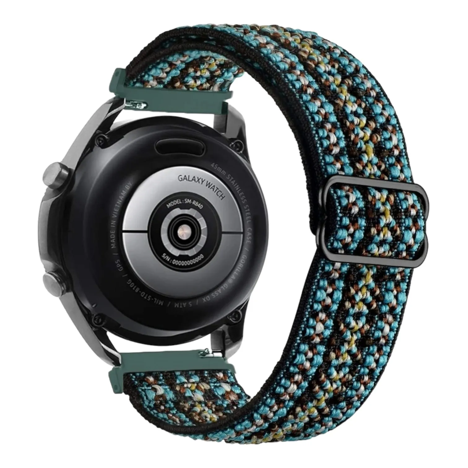 Replacement Braided Loop Flex 22mm Watch Straps compatible with most watches