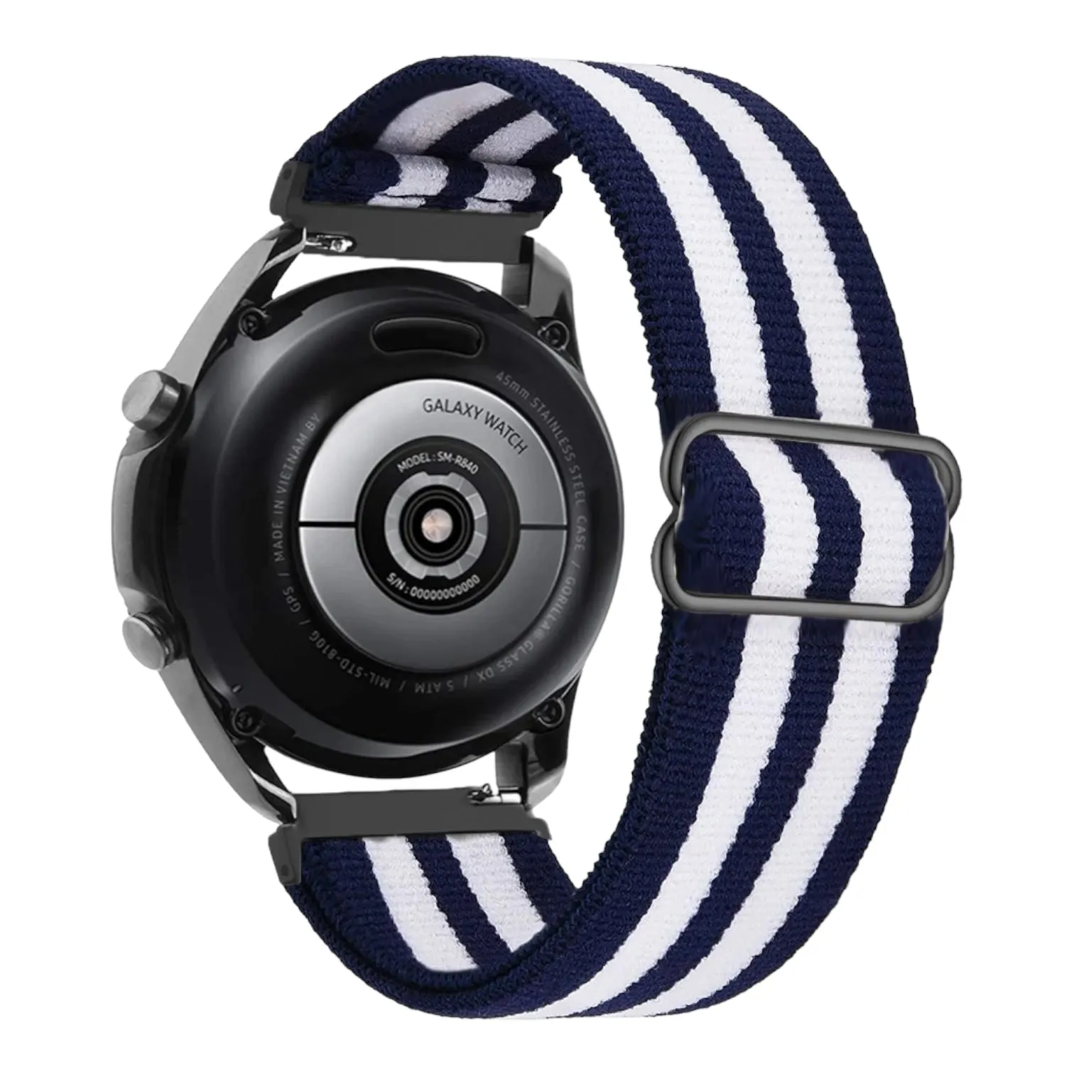 Replacement Braided Loop Flex 22mm Watch Straps compatible with most watches
