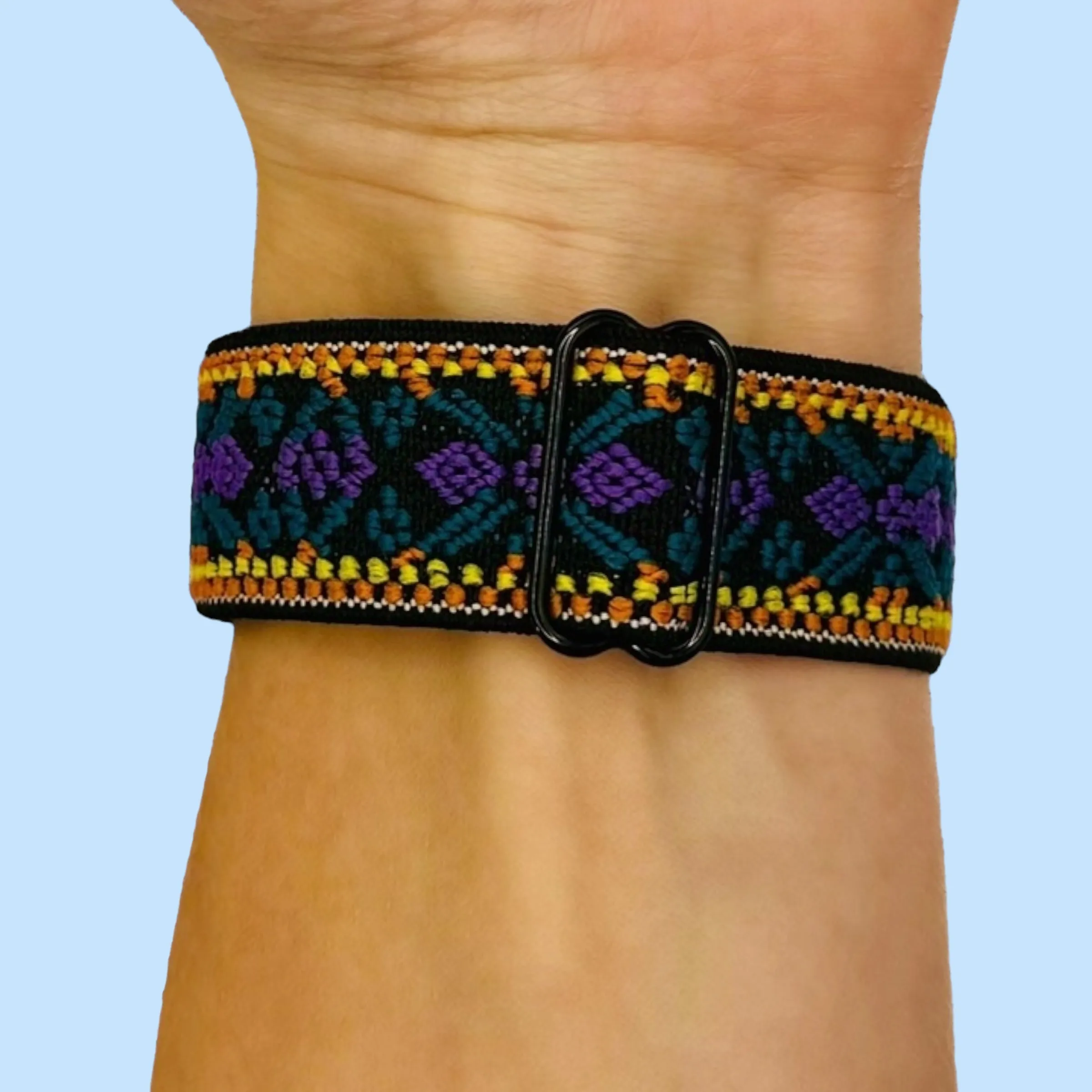 Replacement Braided Loop Flex 22mm Watch Straps compatible with most watches