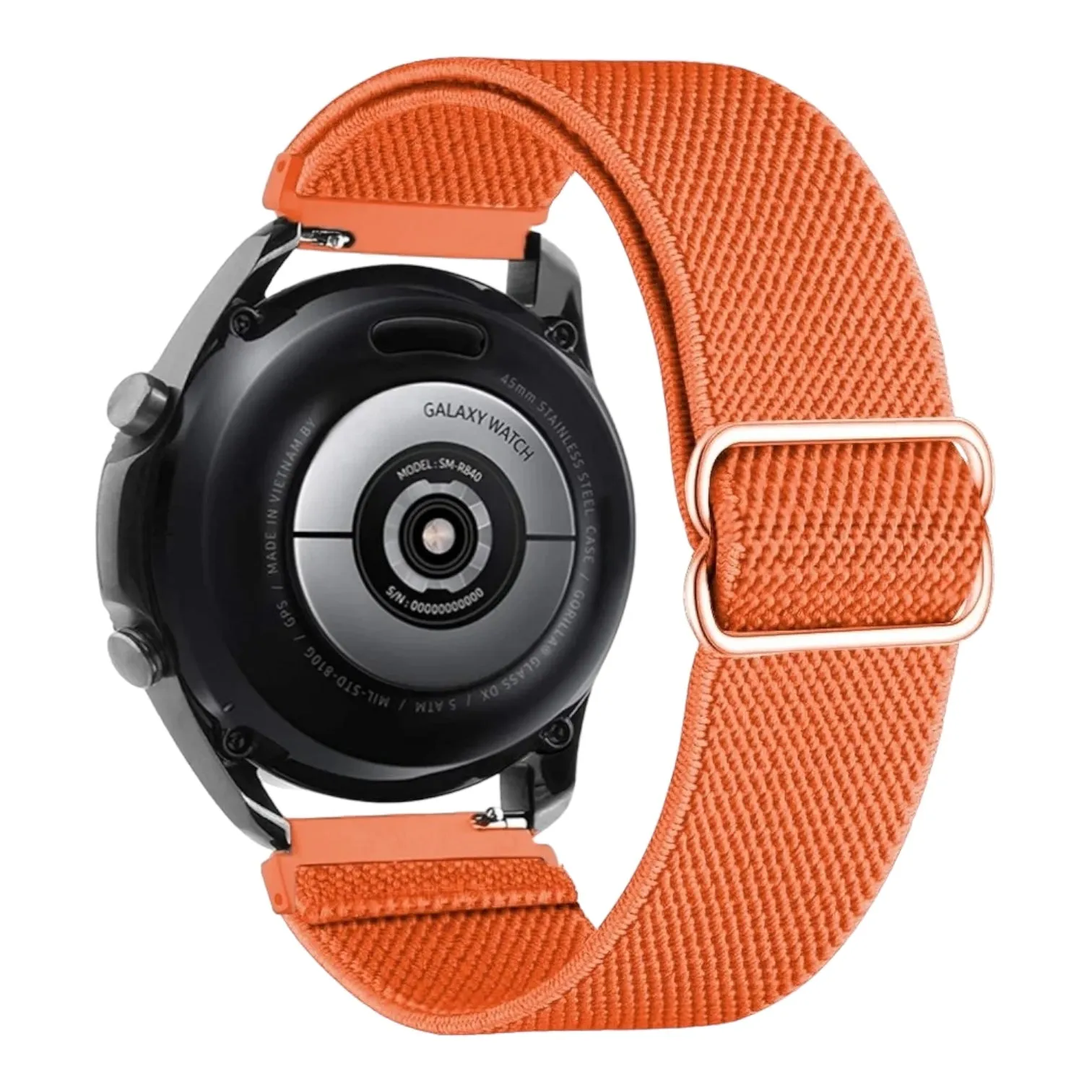 Replacement Braided Loop Flex 22mm Watch Straps compatible with most watches