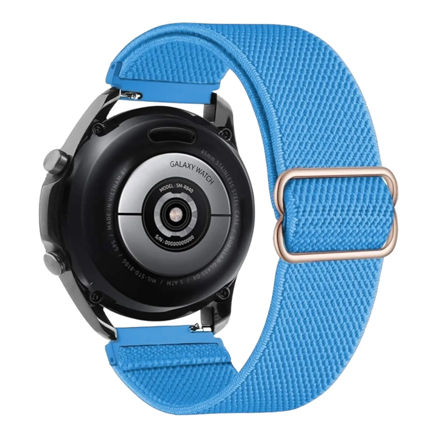 Replacement Braided Loop Flex 22mm Watch Straps compatible with most watches