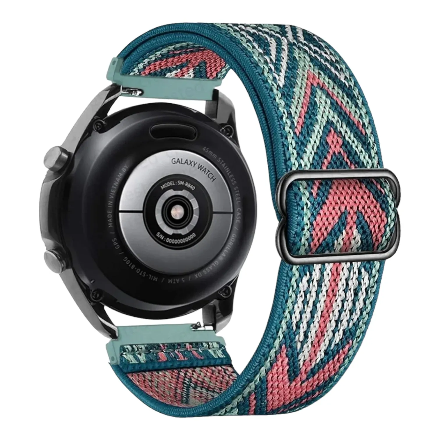 Replacement Braided Loop Flex 22mm Watch Straps compatible with most watches