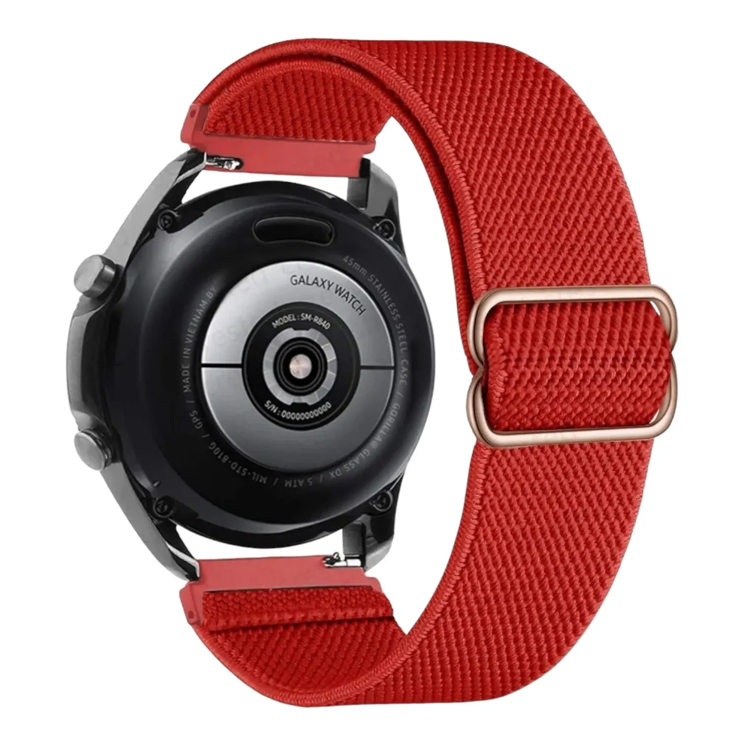 Replacement Braided Loop Flex 22mm Watch Straps compatible with most watches