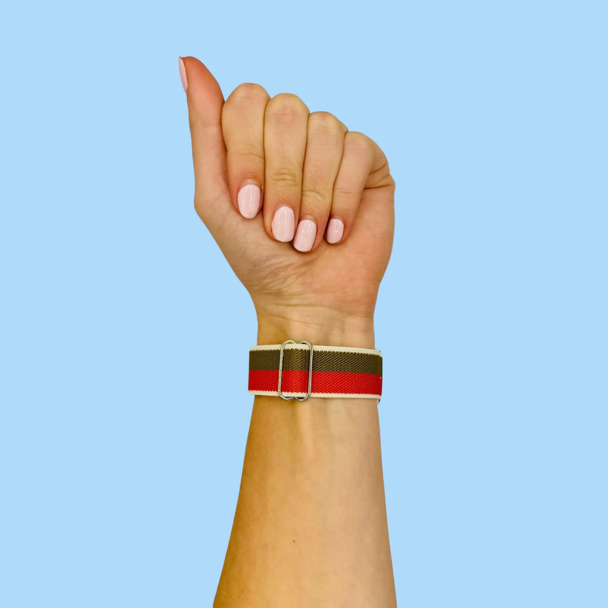 Replacement Braided Loop Flex 22mm Watch Straps compatible with most watches