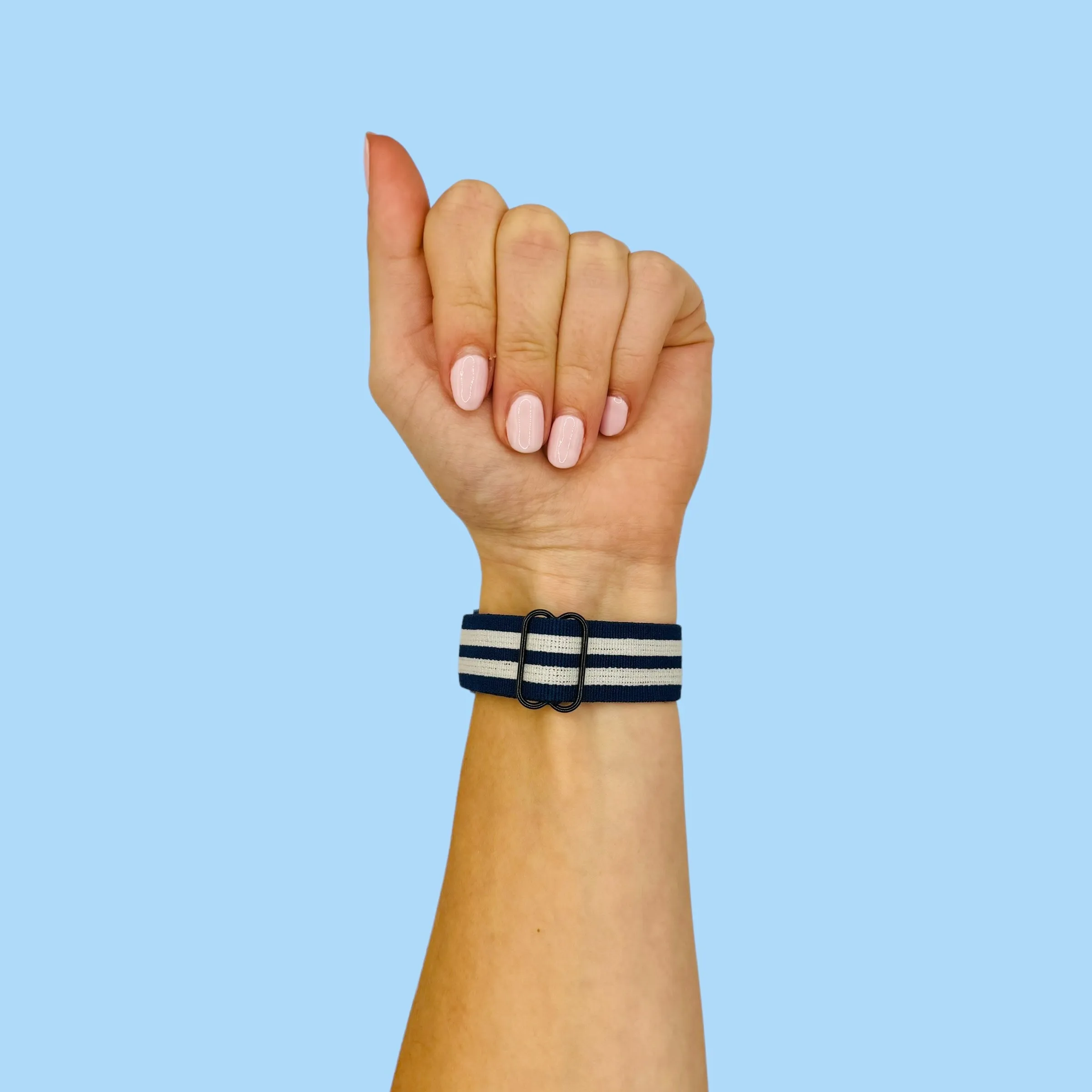 Replacement Braided Loop Flex 22mm Watch Straps compatible with most watches