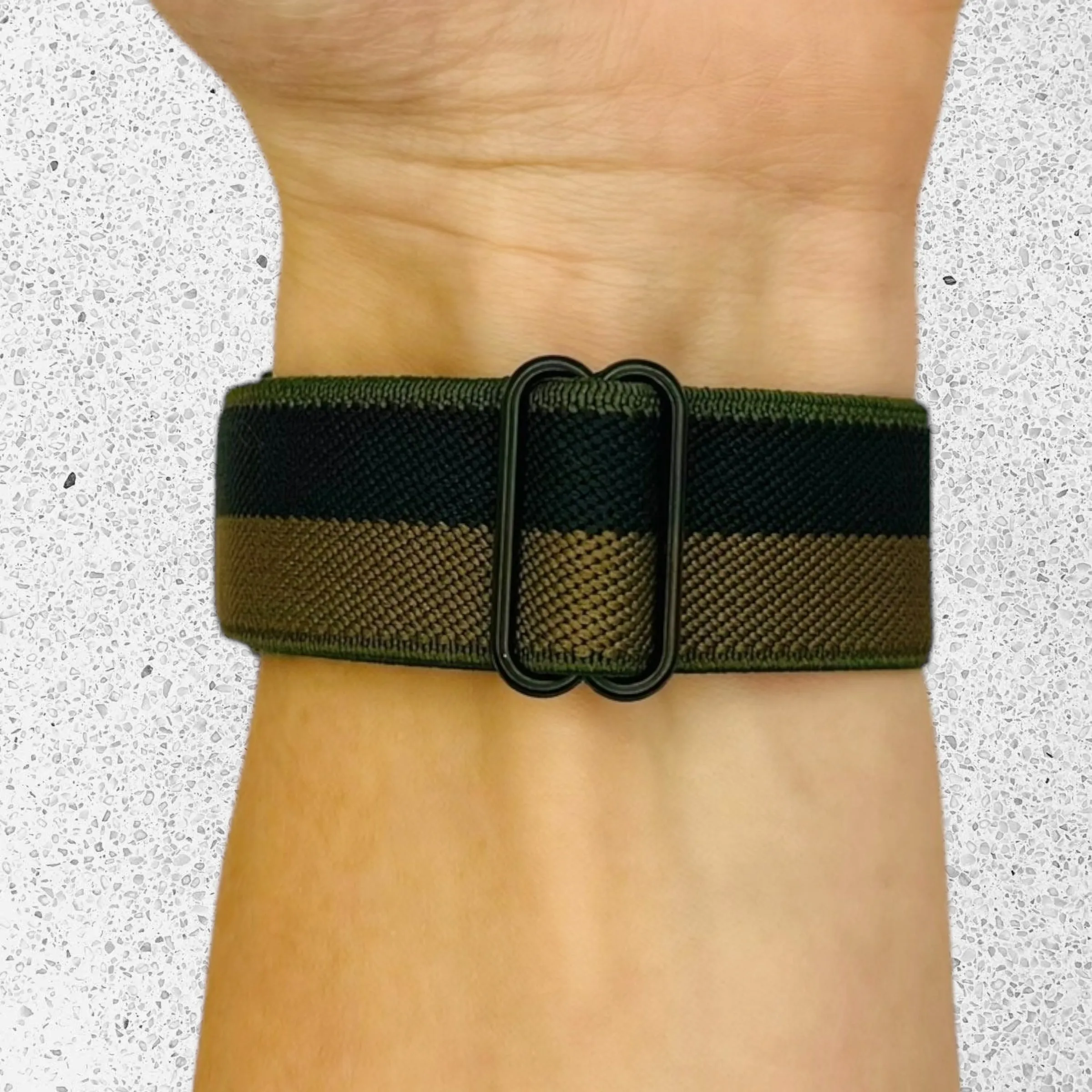 Replacement Braided Loop Flex 22mm Watch Straps compatible with most watches