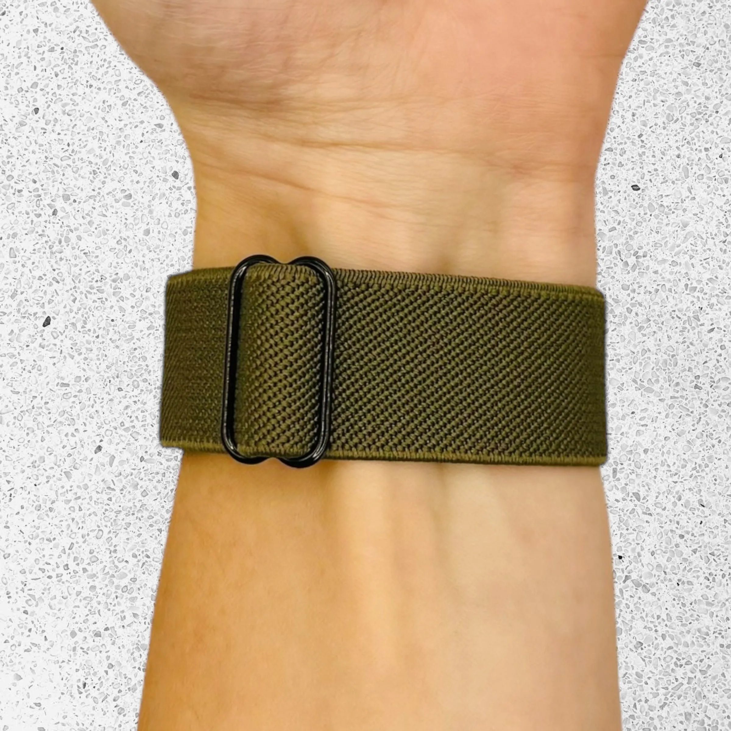 Replacement Braided Loop Flex 22mm Watch Straps compatible with most watches