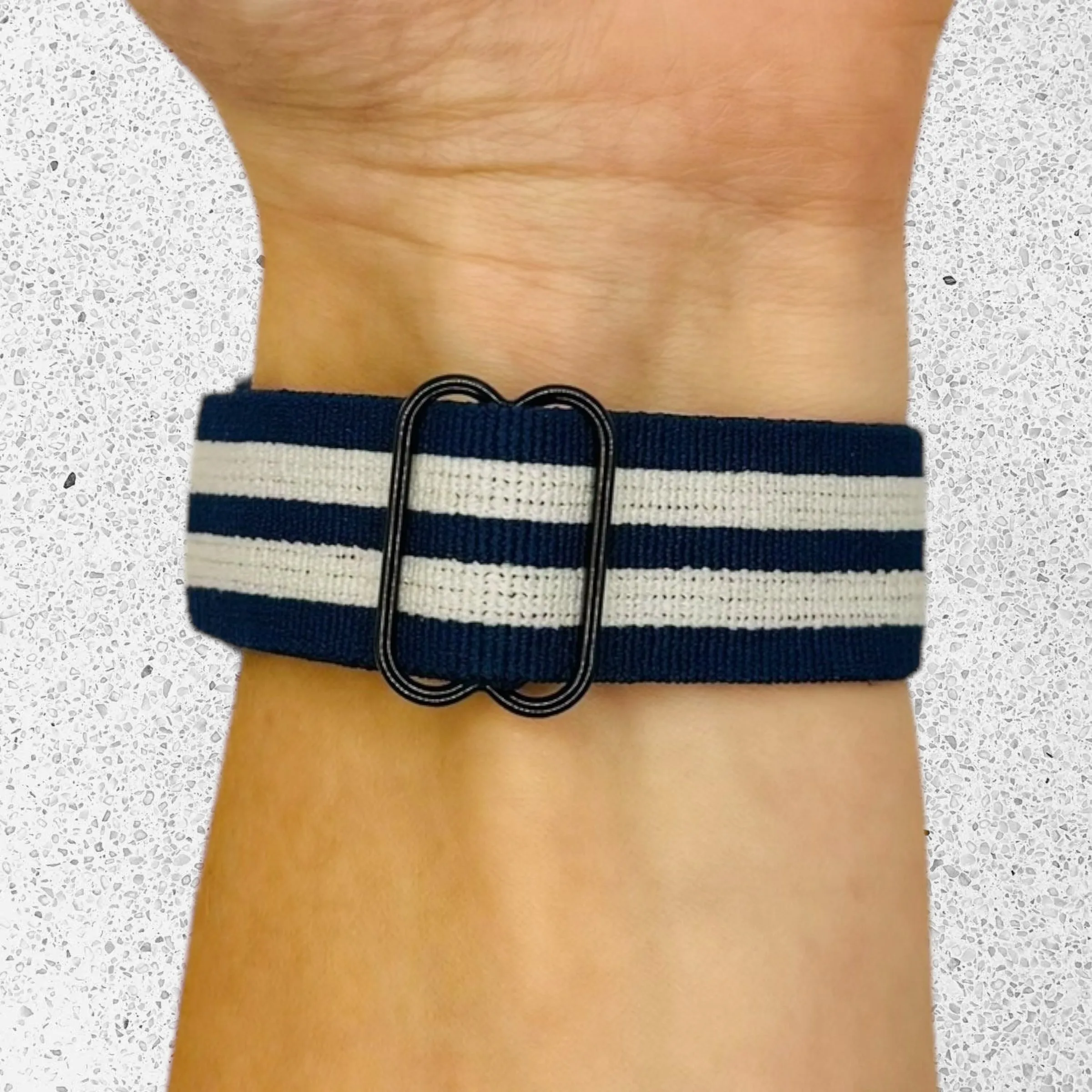 Replacement Braided Loop Flex 22mm Watch Straps compatible with most watches