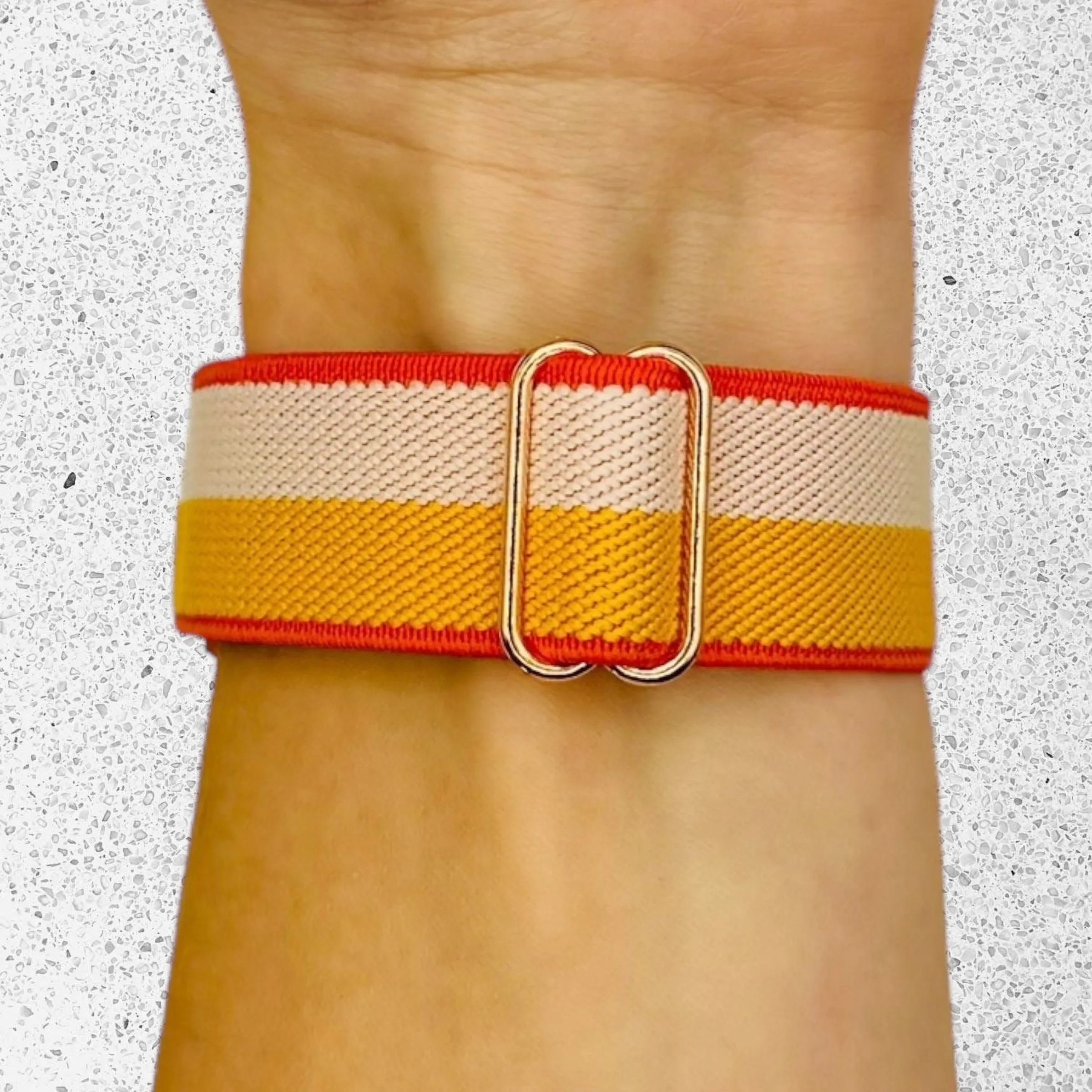 Replacement Braided Loop Flex 22mm Watch Straps compatible with most watches