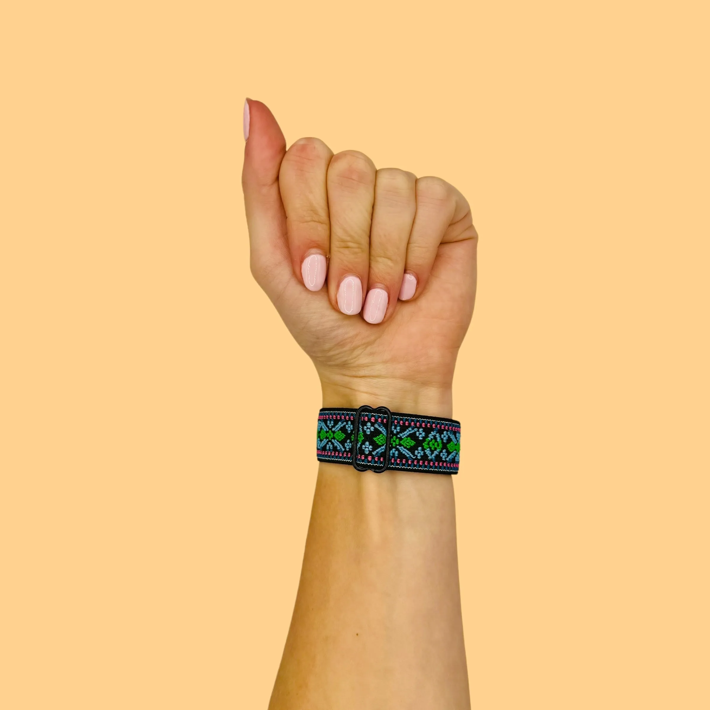 Replacement Braided Loop Flex 22mm Watch Straps compatible with most watches