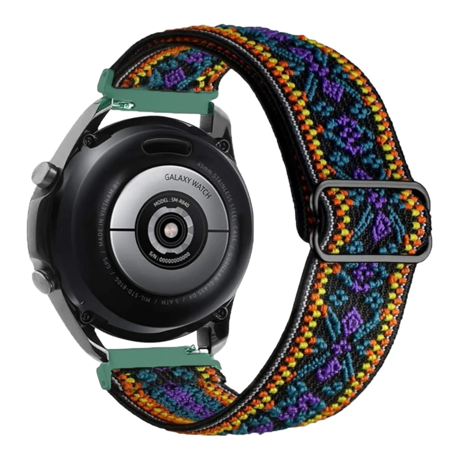 Replacement Braided Loop Flex 22mm Watch Straps compatible with most watches