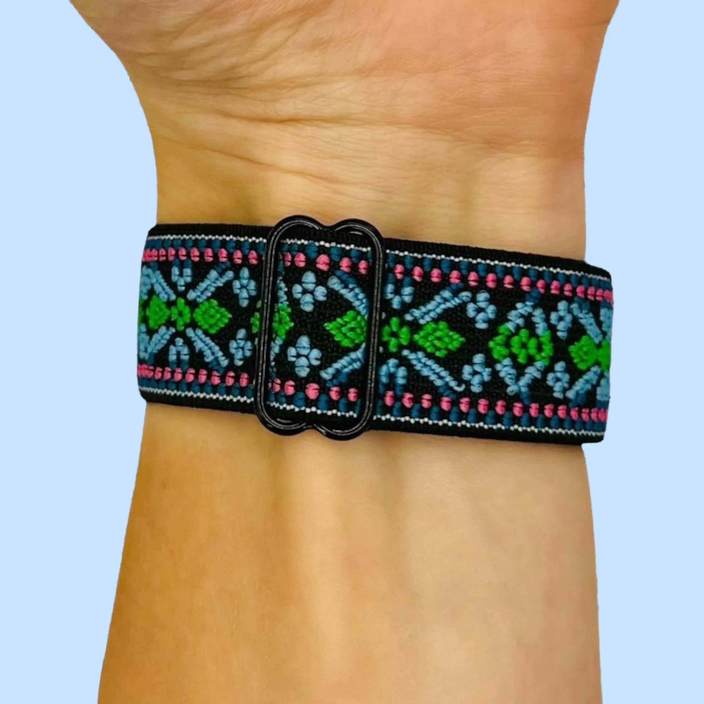 Replacement Braided Loop Flex 22mm Watch Straps compatible with most watches