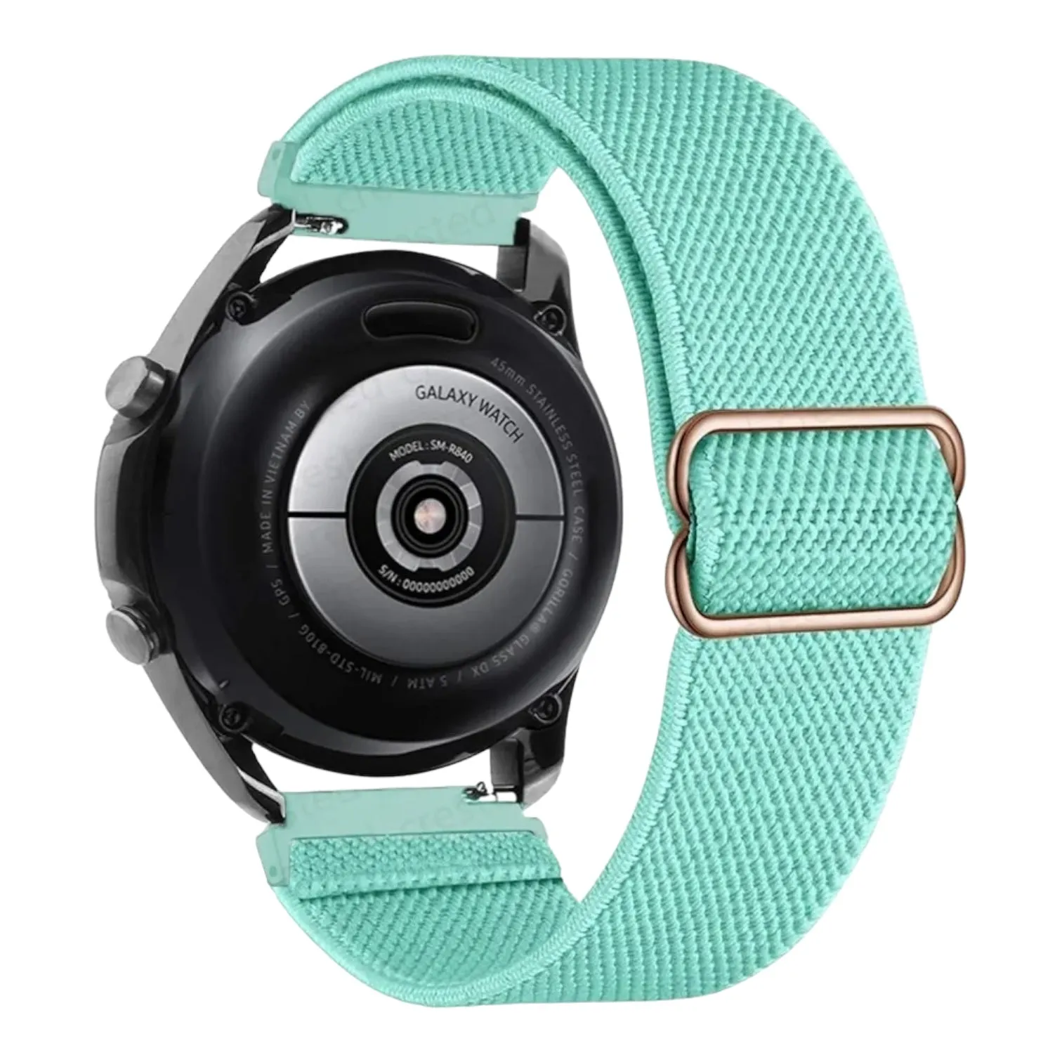 Replacement Braided Loop Flex 22mm Watch Straps compatible with most watches