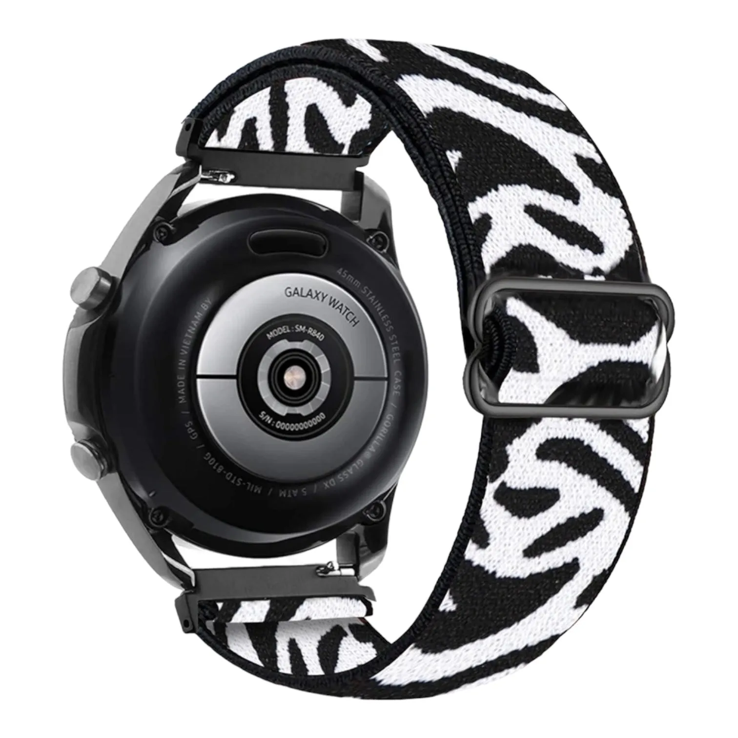 Replacement Braided Loop Flex 22mm Watch Straps compatible with most watches