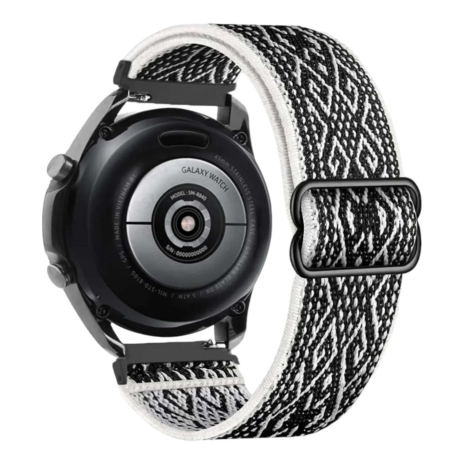 Replacement Braided Loop Flex 22mm Watch Straps compatible with most watches