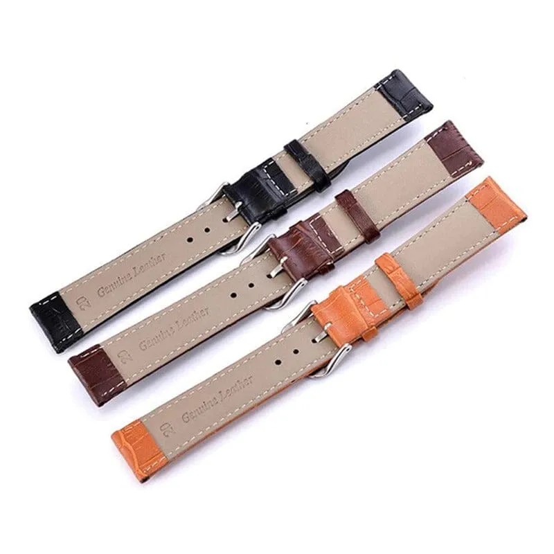 Replacement Snakeskin Leather Watch Straps compatible with Huawei Band 8