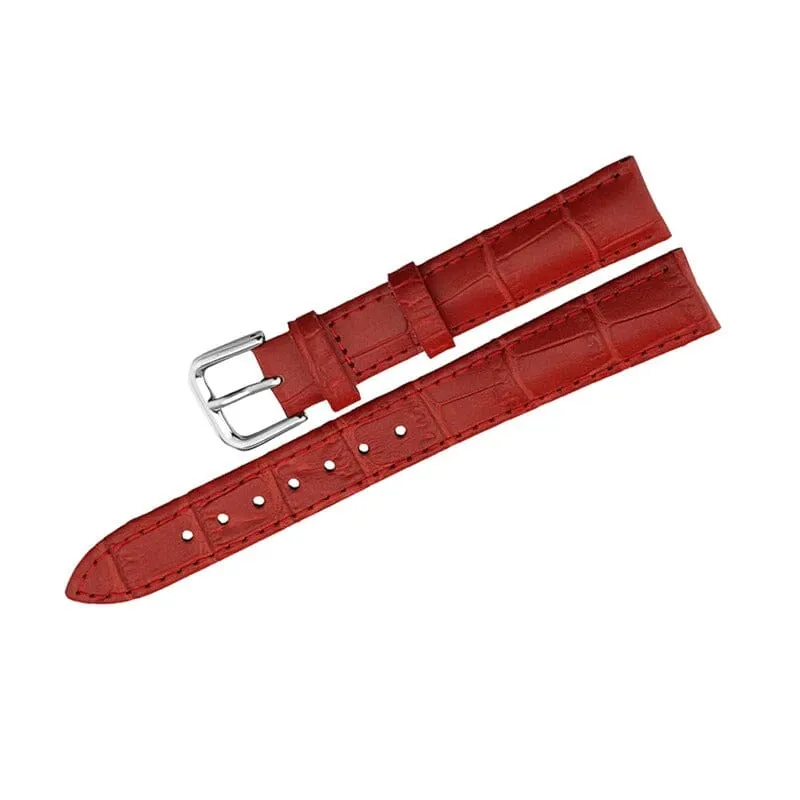 Replacement Snakeskin Leather Watch Straps compatible with Huawei Band 8