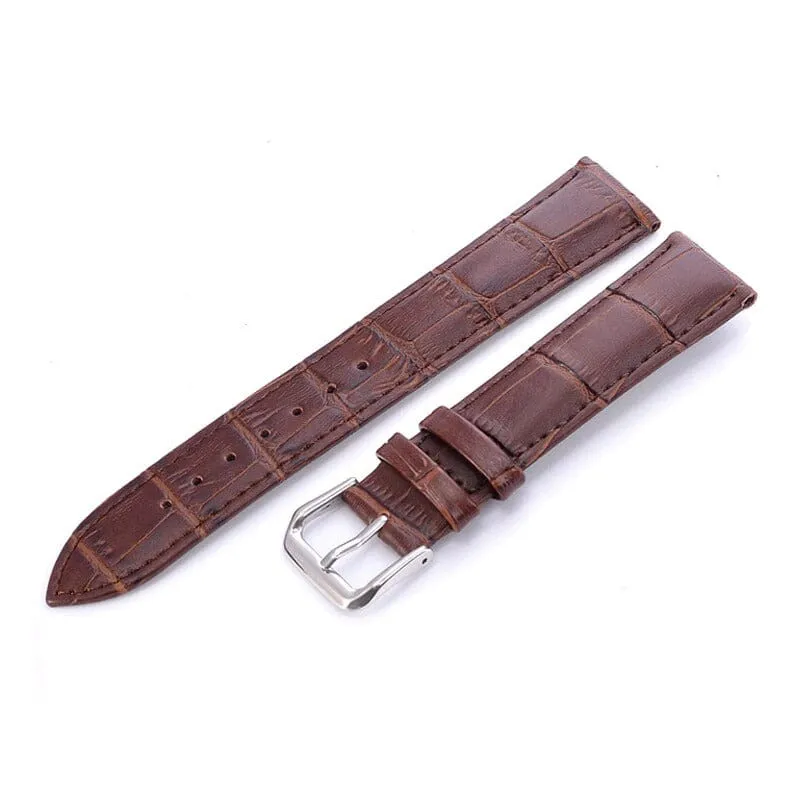 Replacement Snakeskin Leather Watch Straps compatible with Huawei Band 8