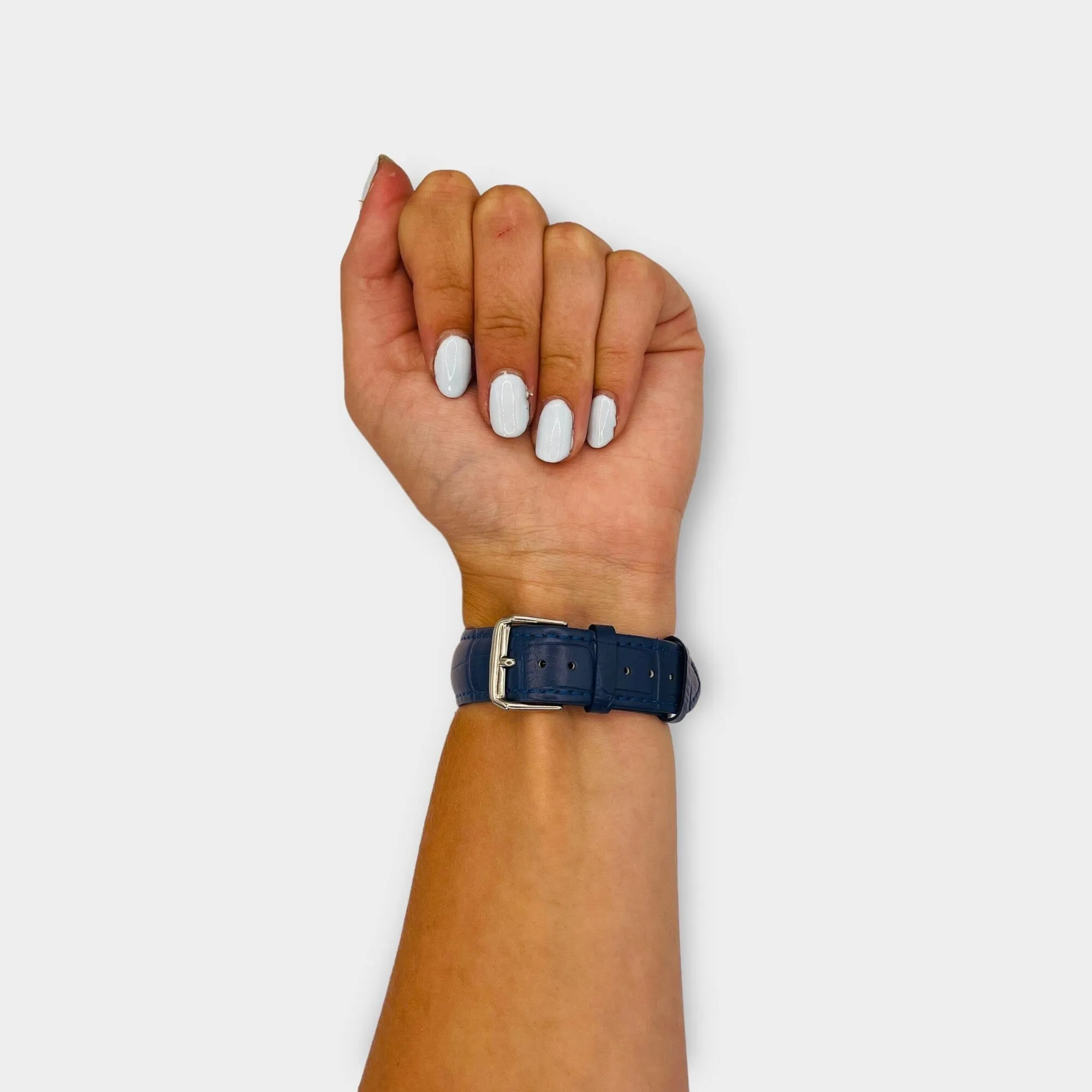 Replacement Snakeskin Leather Watch Straps compatible with Huawei Band 8