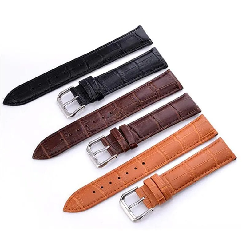 Replacement Snakeskin Leather Watch Straps compatible with Huawei Band 8