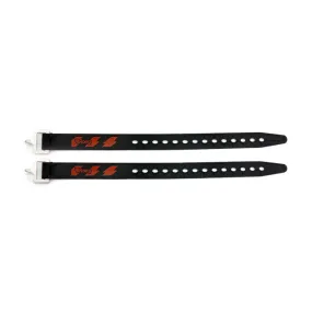 ROEG Luggage Straps - Black/Orange 35cm