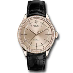 Rolex Cellini Diamond Champagne Dial Men's Watch 50705RBR  010