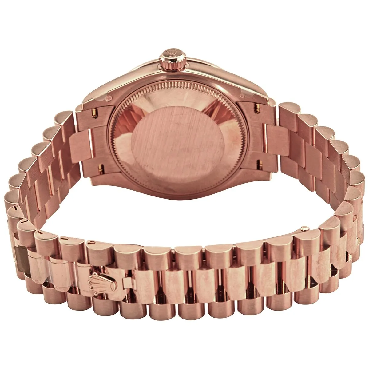 Rolex Datejust 31 Chocolate Diamond Dial Ladies 18 ct Everose Gold President Watch 278285CHDP