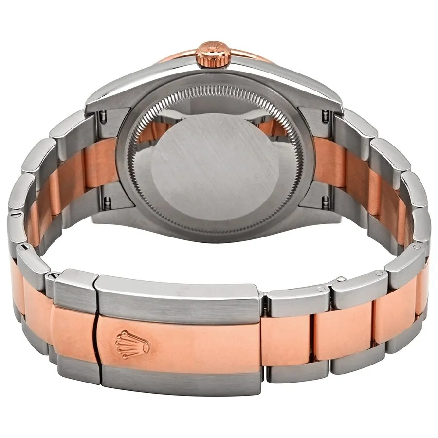 Rolex Datejust 36 Dark Rhodium Diamond Dial Automatic Men's Steel and 18k Everose Gold Oyster Watch 126281DRRDO